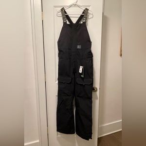 DC Shadow Bib Pant - Men's Black size S NWT Snowboarding